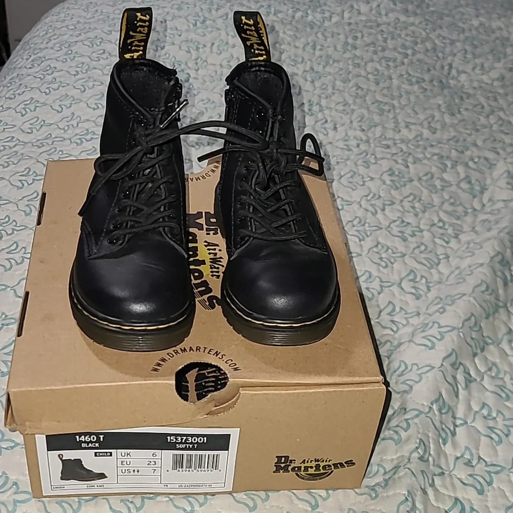 Dr Martens 1460 Softy T Leather Lace Up Boots